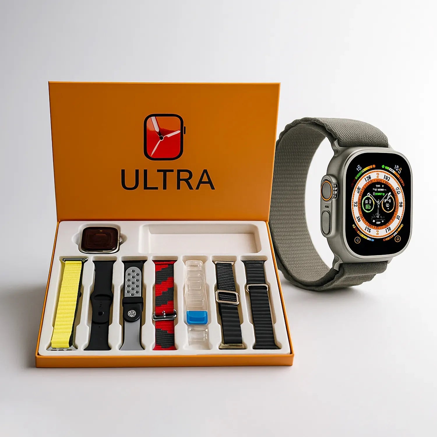 7 in 1 Smart Watch with 7 Straps